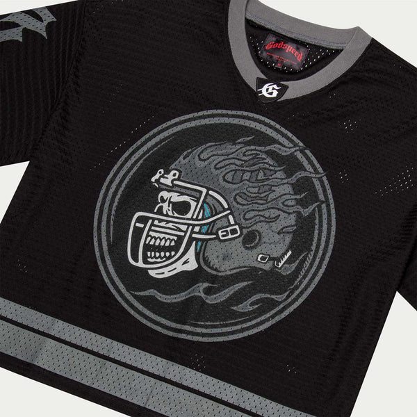 Godspeed First Down Jersey Black Grey by Godspeed - NWAHype 1 for streetwear T-Shirts in USA