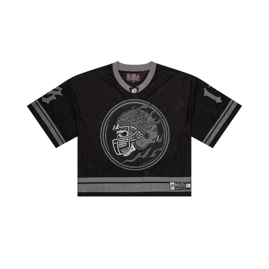 Godspeed First Down Jersey Black Grey by Godspeed - NWAHype 1 for streetwear T-Shirts in USA