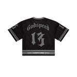 Godspeed First Down Jersey Black Grey by Godspeed - NWAHype 1 for streetwear T-Shirts in USA