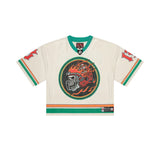 Godspeed First Down Jersey Bone Teal Orange by Godspeed - NWAHype 1 for streetwear T-Shirts in USA