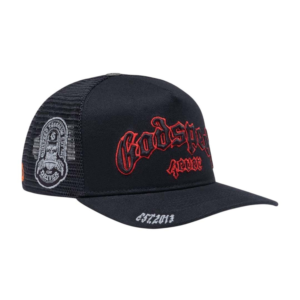 Godspeed Forever Trucker Hat Black Red by Godspeed - NWAHYPE No.1 for streetwear Hats in USA