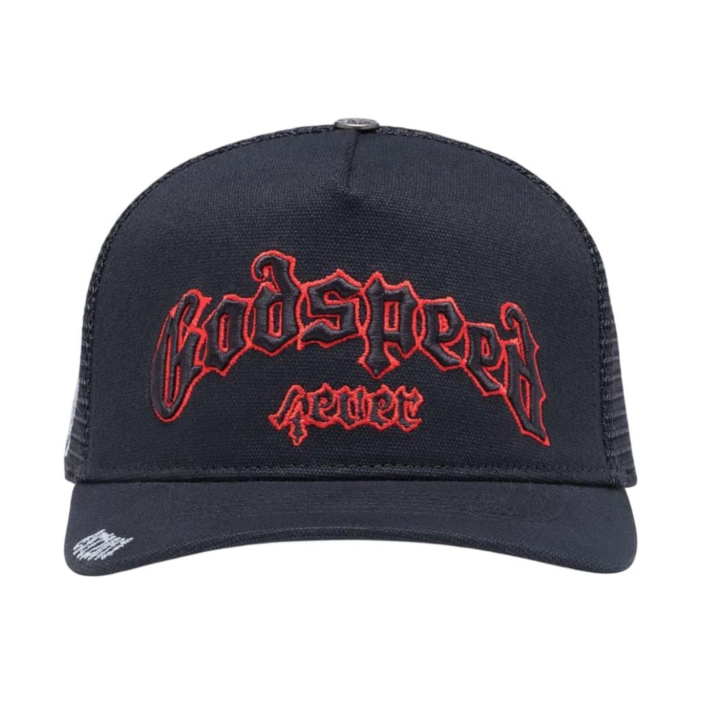 Godspeed Forever Trucker Hat Black Red by Godspeed - NWAHYPE No.1 for streetwear Hats in USA