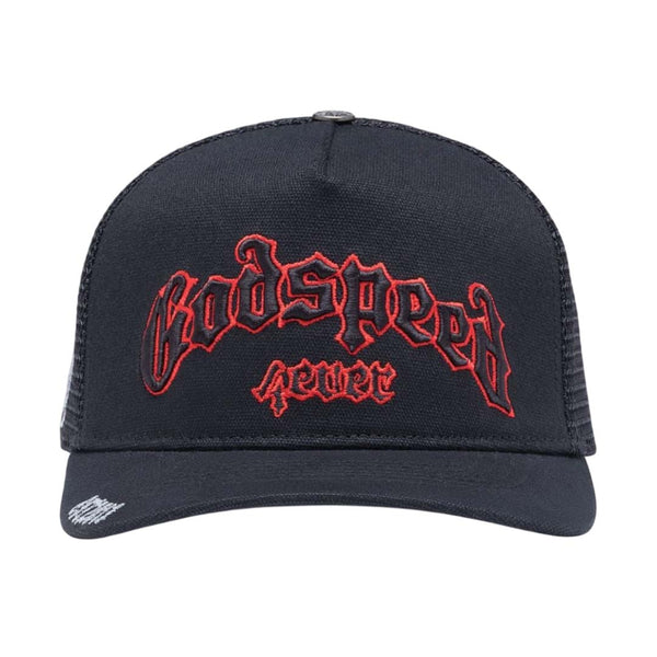 Godspeed Forever Trucker Hat Black Red by Godspeed - NWAHYPE No.1 for streetwear Hats in USA