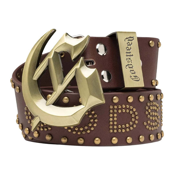 Godspeed Forged GS Studded Belt 'Brown' by Godspeed - NWAHype No.1 for streetwear Accessories in USA