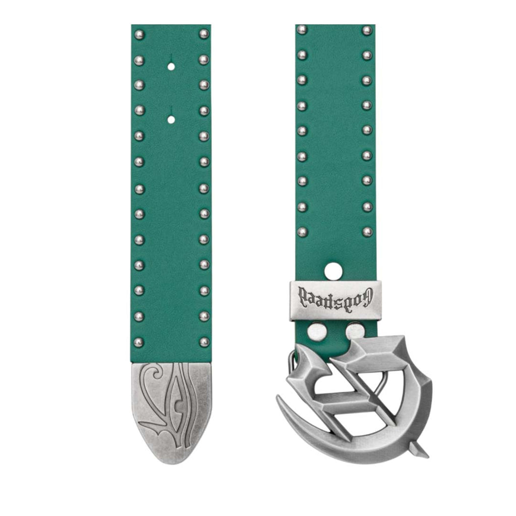 Godspeed Forged GS Studded Belt Teal by Godspeed - NWAHYPE No.1 for streetwear Accessories in USA