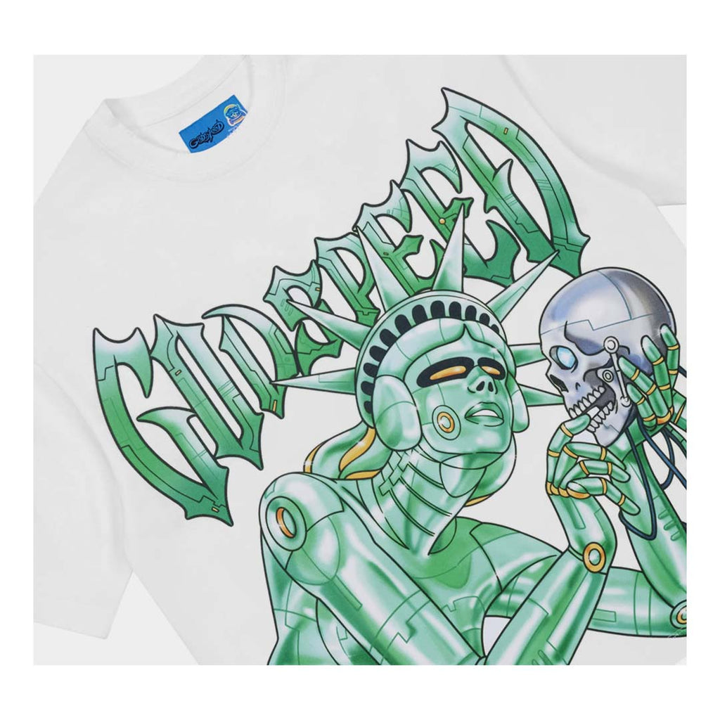 Godspeed Freedoms Protocol Tee White by Godspeed - NWAHYPE No.1 for streetwear T-Shirts in USA
