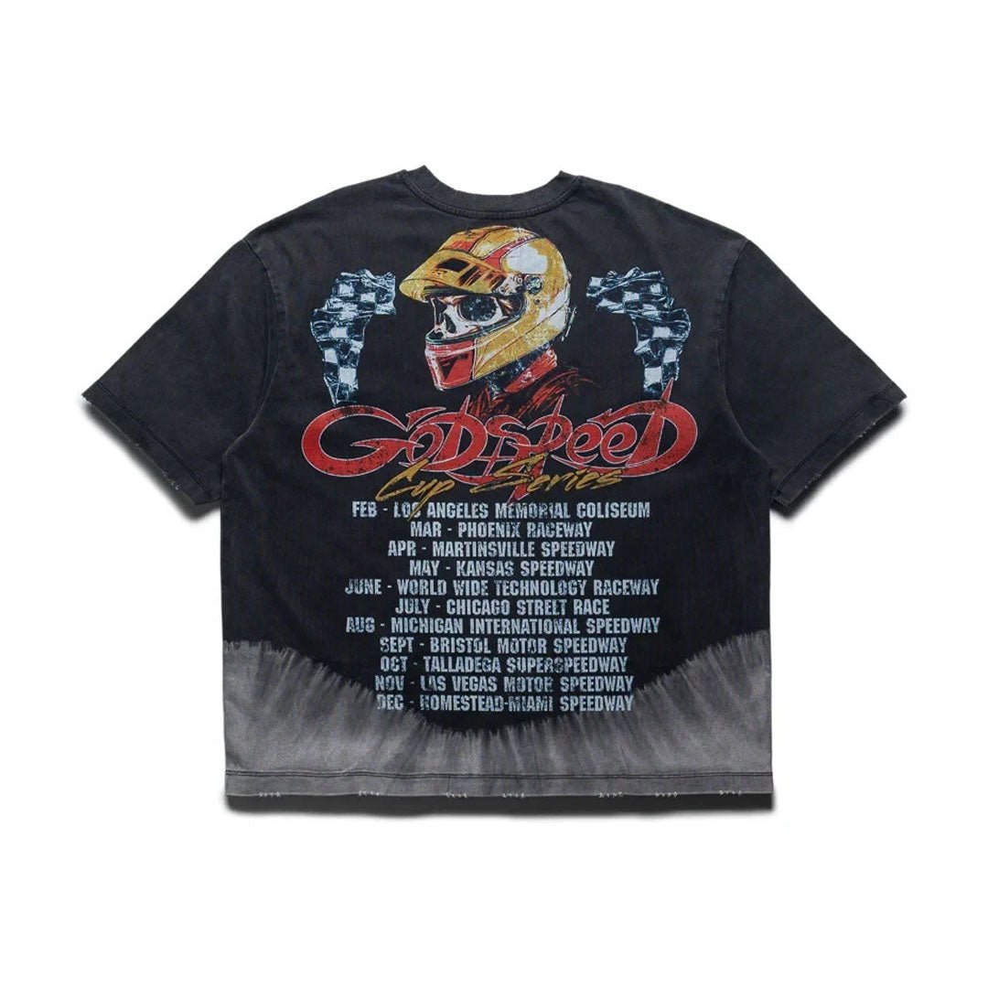 Godspeed F.T.W Tee Black Bleached Wash by Godspeed - NWAHype 1 for streetwear T-Shirts in USA