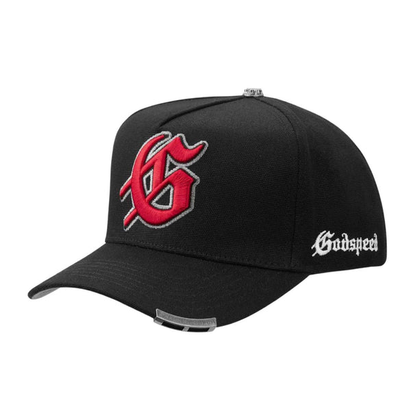 Godspeed G Logo Snapback Hat Black Red by Godspeed - NWAHYPE No.1 for streetwear Hats in USA