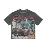 Godspeed Gatti Miami Superrun Tee Grey Wash by Godspeed - NWAHype No.1 for streetwear T-Shirts in USA