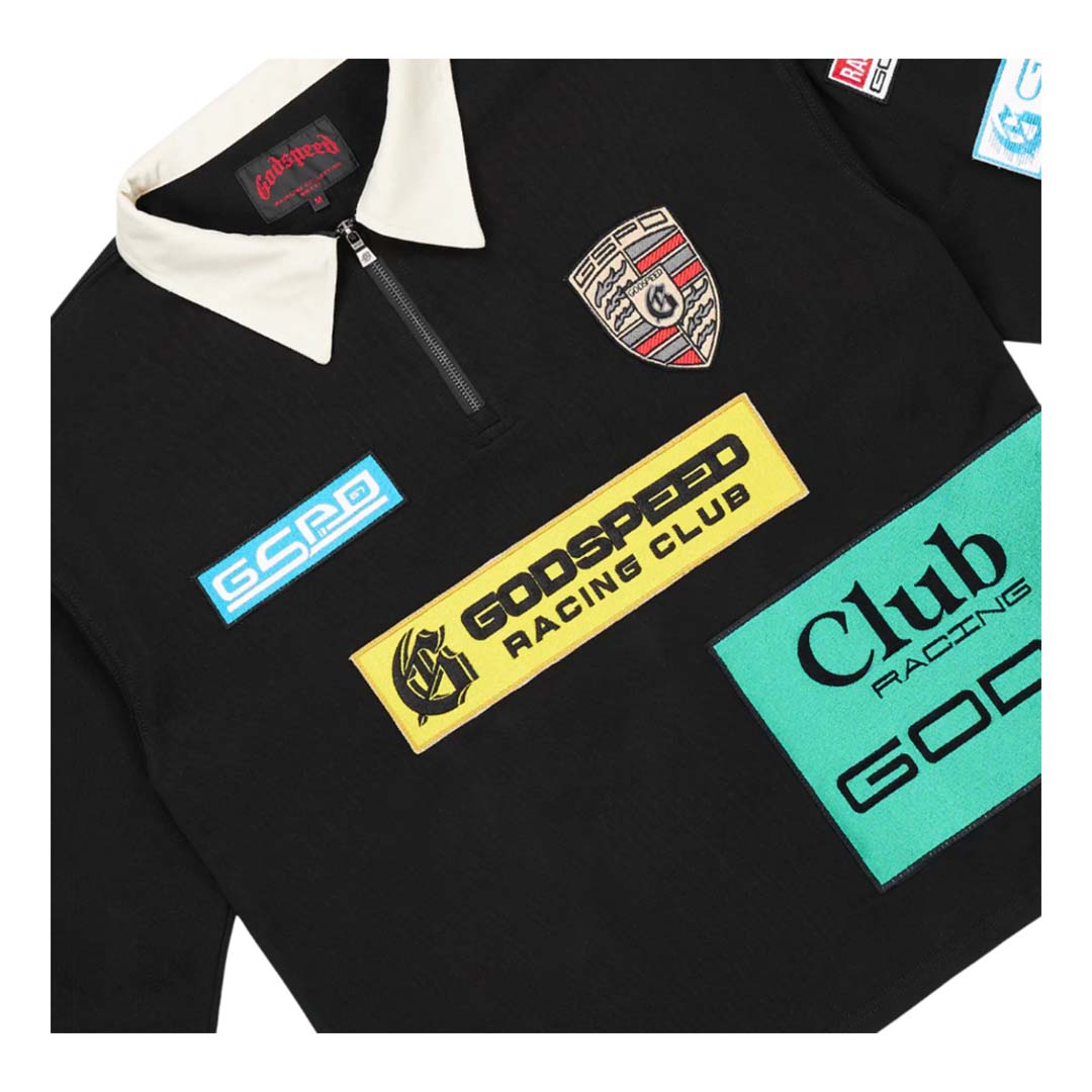 Godspeed GRC Quarter Zip Polo Black by Godspeed - NWAHype No.1 for streetwear Hoodies in USA