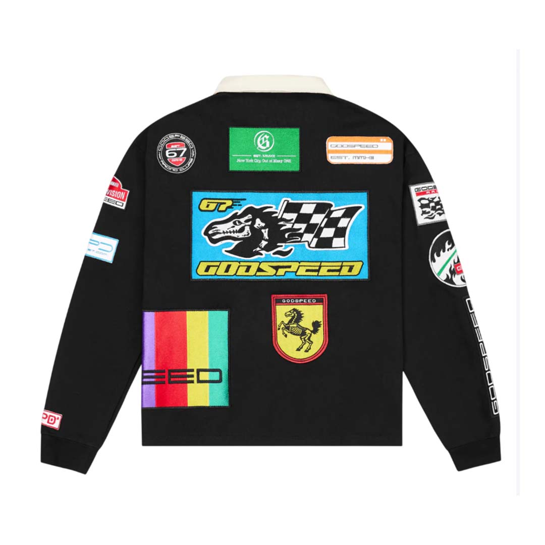 Godspeed GRC Quarter Zip Polo Black by Godspeed - NWAHype No.1 for streetwear Hoodies in USA