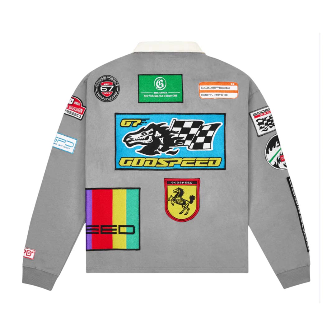 Godspeed GRC Quarter Zip Polo Grey by Godspeed - NWAHype No.1 for streetwear Hoodies in USA