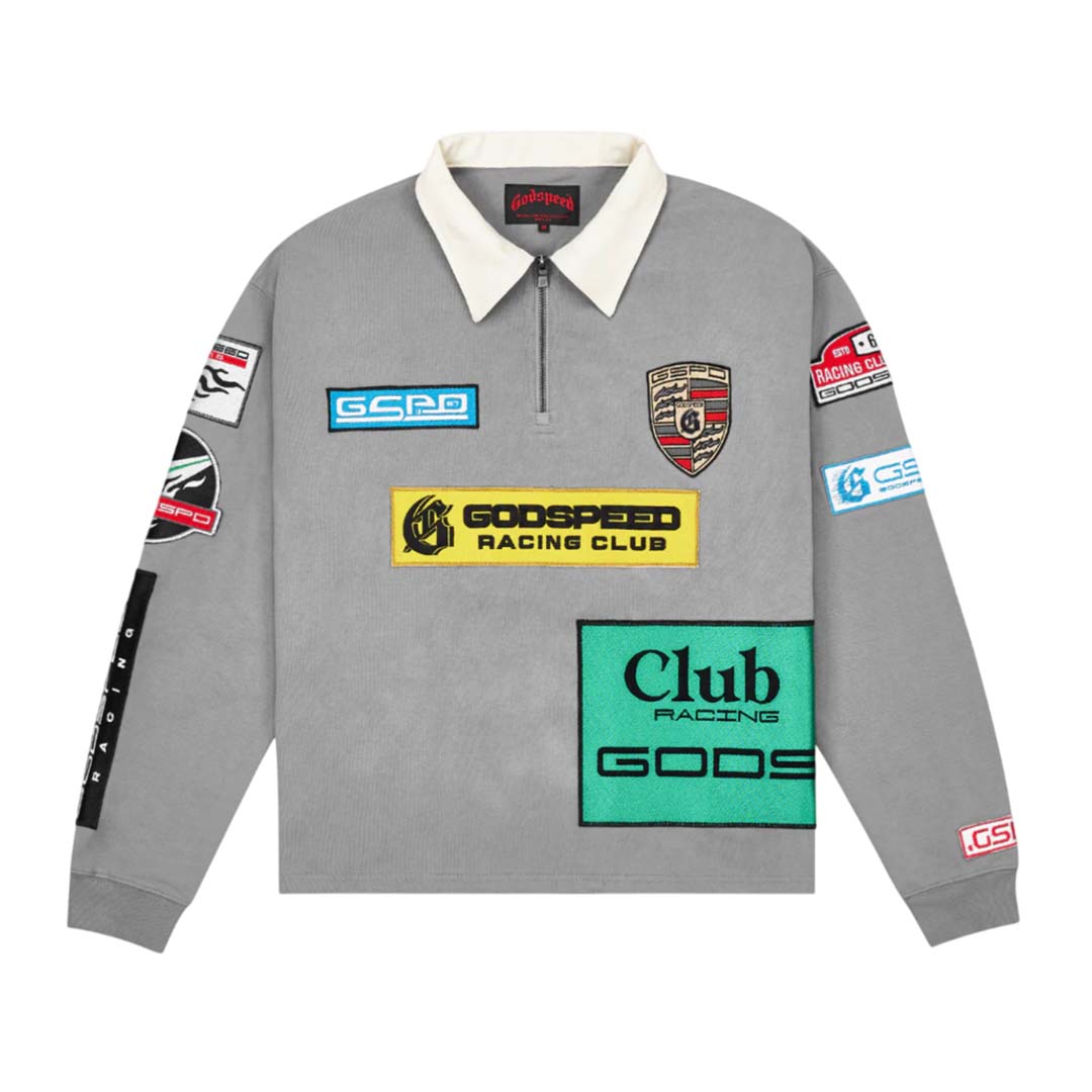 Godspeed GRC Quarter Zip Polo Grey by Godspeed - NWAHype No.1 for streetwear Hoodies in USA