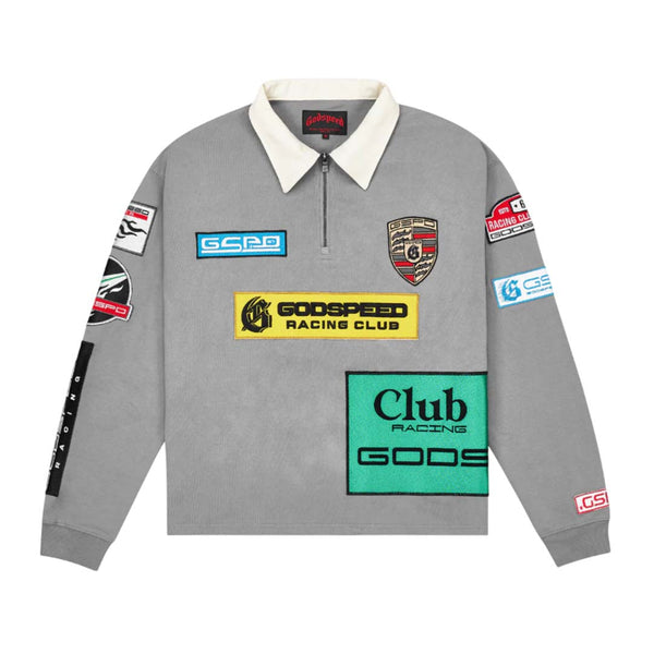 Godspeed GRC Quarter Zip Polo Grey by Godspeed - NWAHype No.1 for streetwear Hoodies in USA