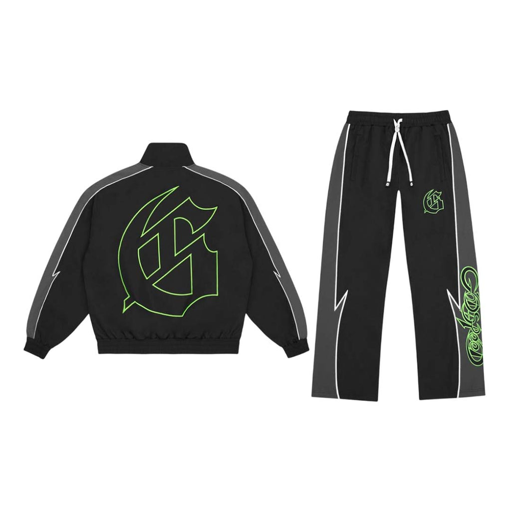 Godspeed GT Tracksuit Black Volt Green by Godspeed - NWAHYPE No.1 for streetwear Hoodies in USA