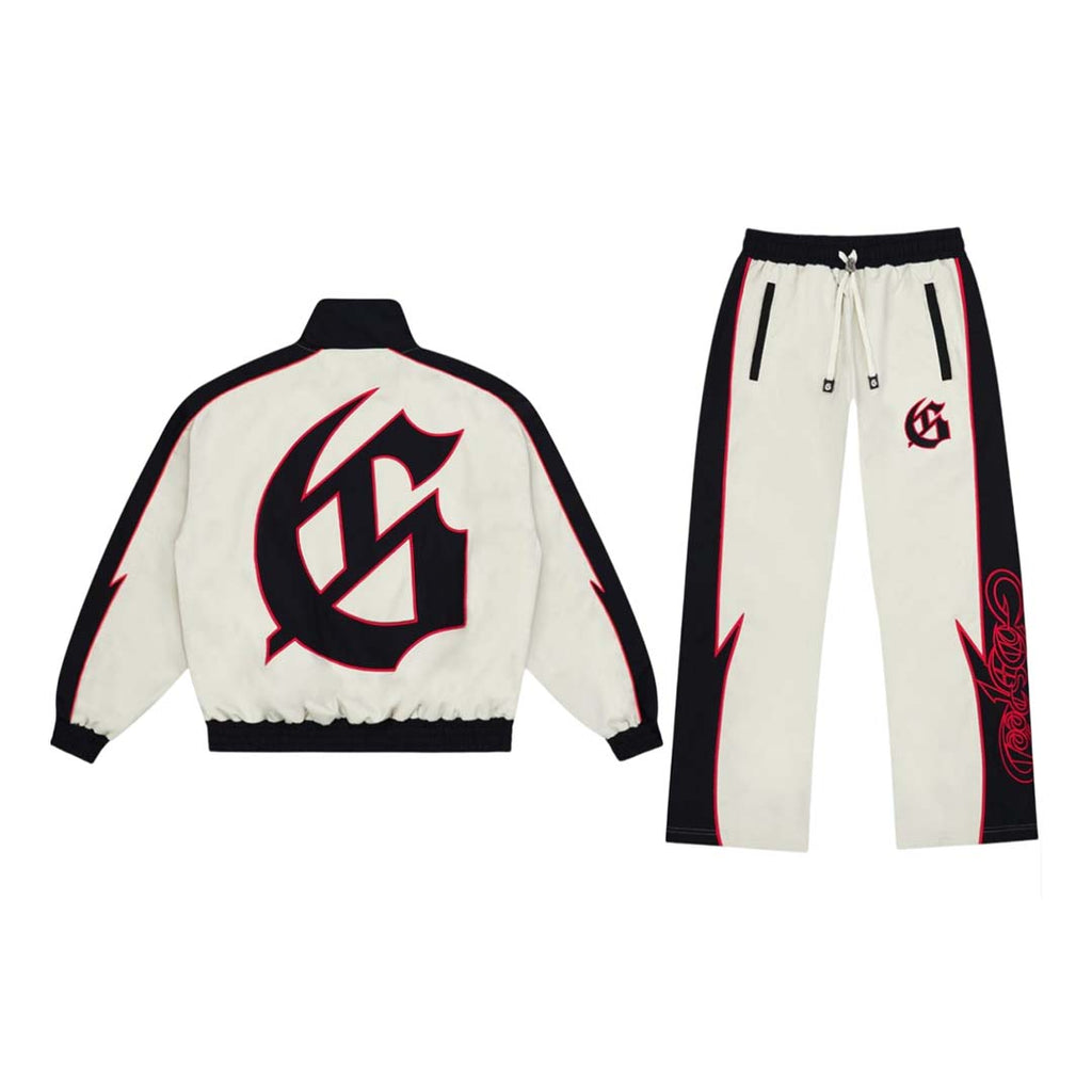 Godspeed GT Tracksuit White Red by Godspeed - NWAHYPE No.1 for streetwear Hoodies in USA