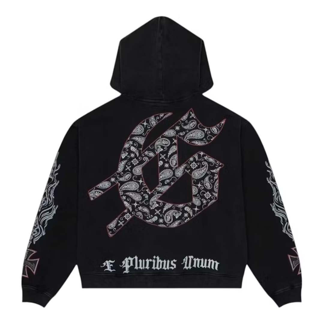 Godspeed Hollywood Inferno Hoodie Black Wash by Godspeed - NWAHYPE No.1 for streetwear Hoodies in USA