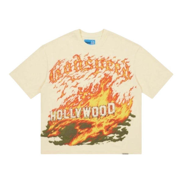 Godspeed Hollywood Inferno Tee Bone by Godspeed - NWAHYPE No.1 for streetwear T-Shirts in USA