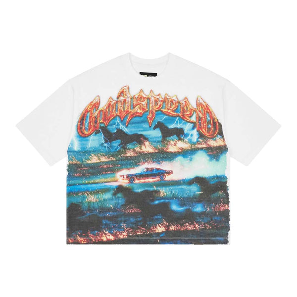 Godspeed Horsepower Tee White by Godspeed - NWAHYPE No.1 for streetwear T-Shirts in USA