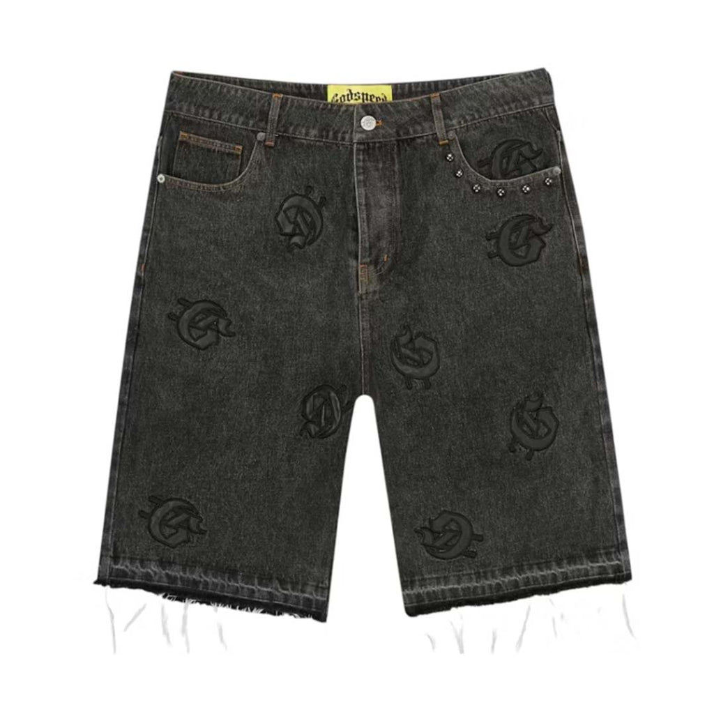 Godspeed Infinity Denim Shorts Black by Godspeed - NWAHYPE No.1 for streetwear Shorts in USA