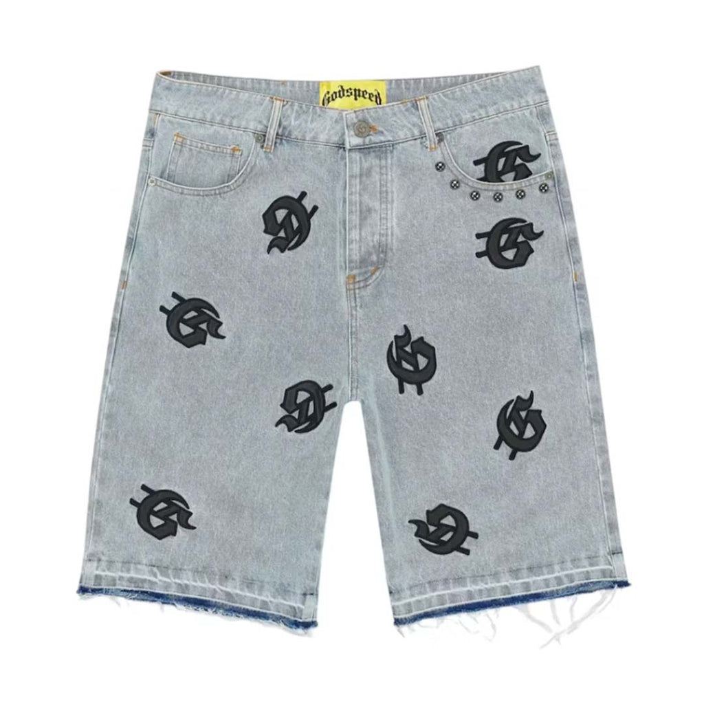 Godspeed Infinity Denim Shorts Blue by Godspeed - NWAHYPE No.1 for streetwear Shorts in USA