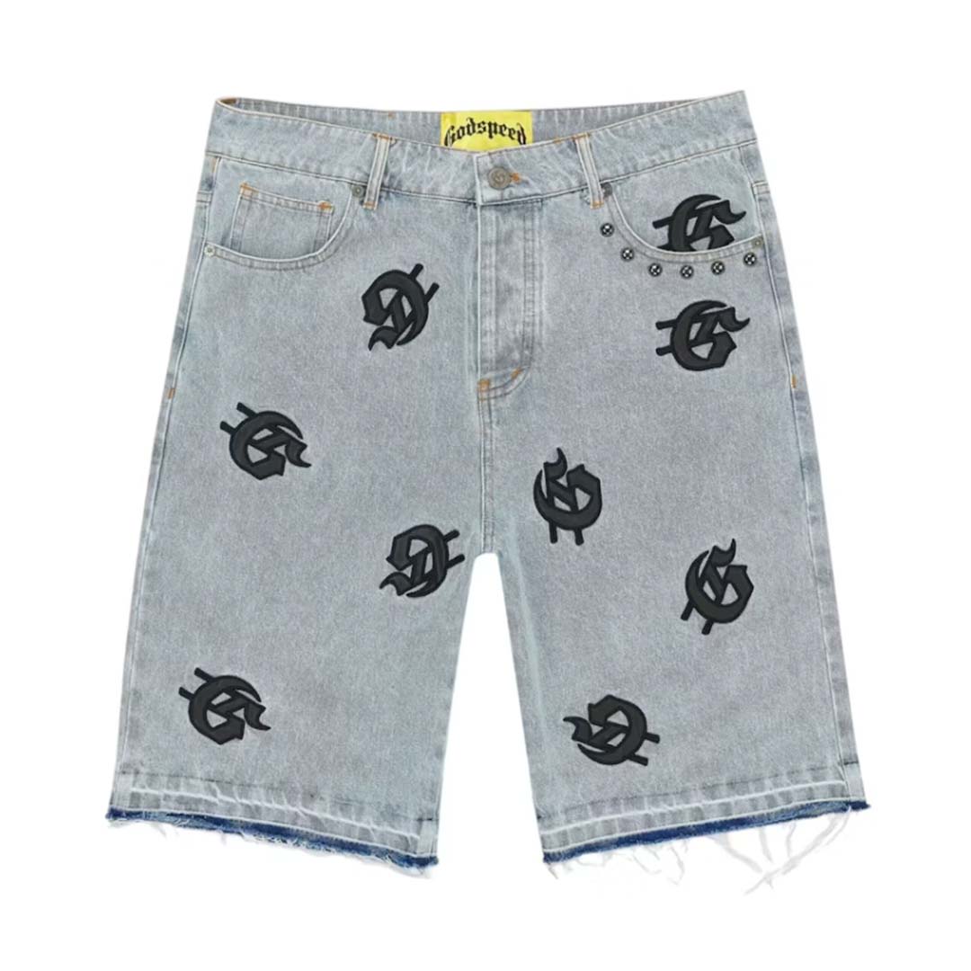 Godspeed Infinity Denim Shorts Blue by Godspeed - NWAHYPE No.1 for streetwear Shorts in USA