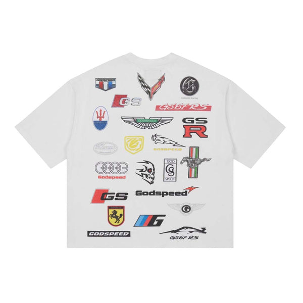 Godspeed Insignias White Tee by Godspeed - NWAHYPE No.1 for streetwear T-Shirts in USA