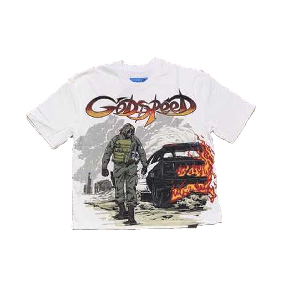 Godspeed Khaos Tee White by Godspeed - NWAHYPE No.1 for streetwear T-Shirts in USA