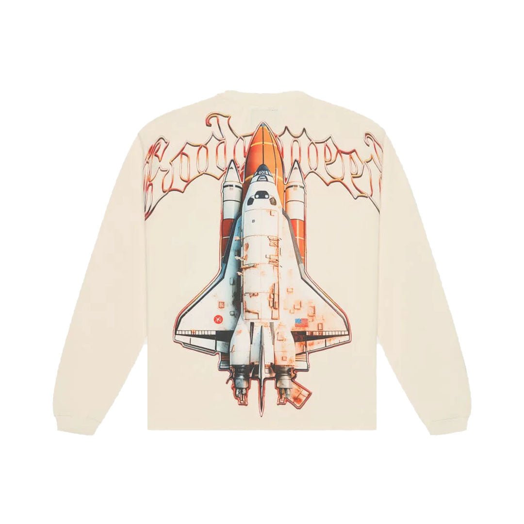 Godspeed Lift Off Long Sleeve Bone by Godspeed - NWAHype 1 for streetwear T-Shirts in USA