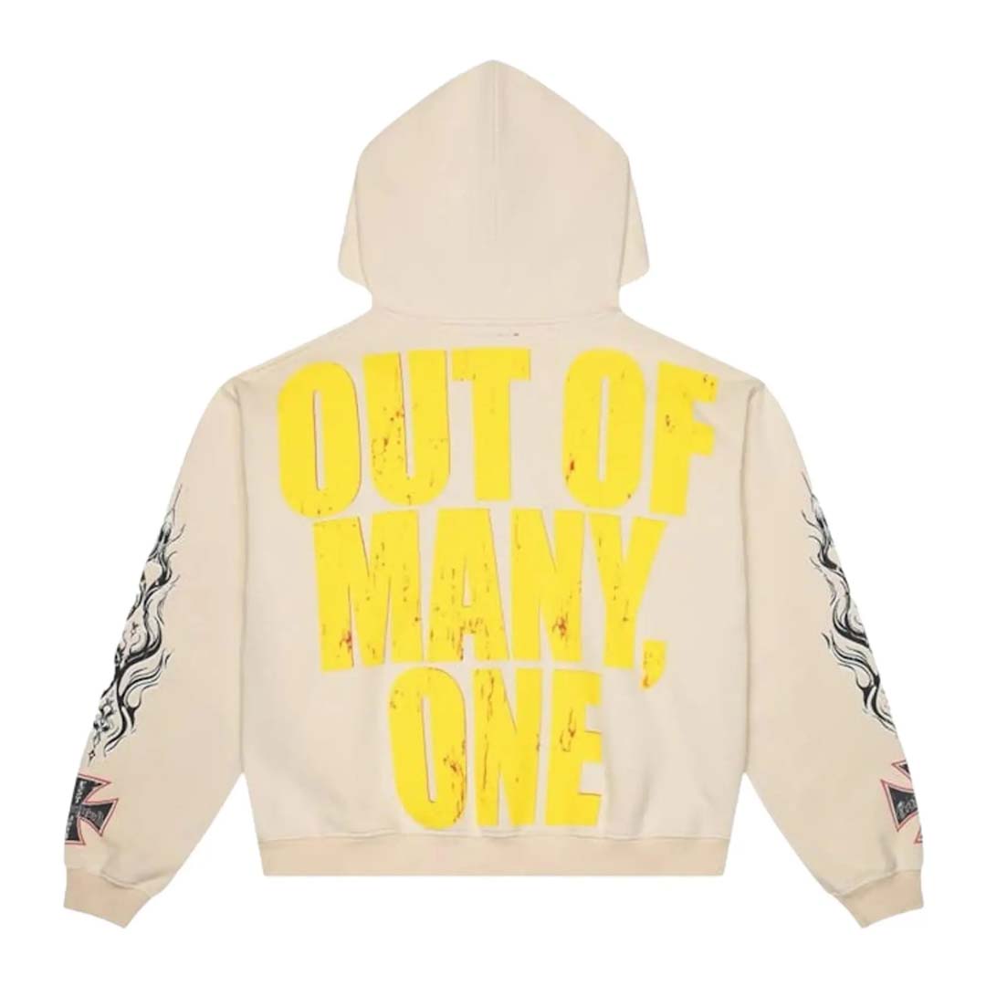 Godspeed Long Lonely Road Hoodie Bone by Godspeed - NWAHYPE No.1 for streetwear Hoodies in USA