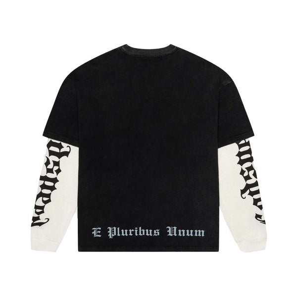Godspeed Los Scandalous Layered Thermal Long Sleeve Tee Black by Godspeed - NWAHype 1 for streetwear T-Shirts in USA