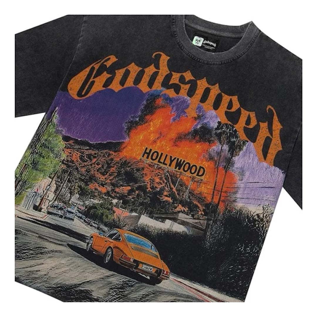 Godspeed Los Scandalous Tee Black by Godspeed - NWAHype 1 for streetwear T-Shirts in USA