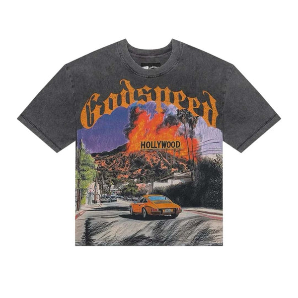Godspeed Los Scandalous Tee Grey Wash by Godspeed - NWAHype No.1 for streetwear T-Shirts in USA
