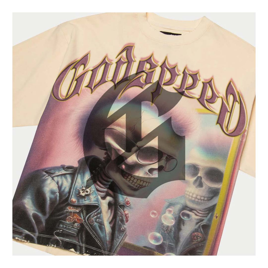 Godspeed Man in the Mirror Bone Tee by Godspeed - NWAHype 1 for streetwear T-Shirts in USA
