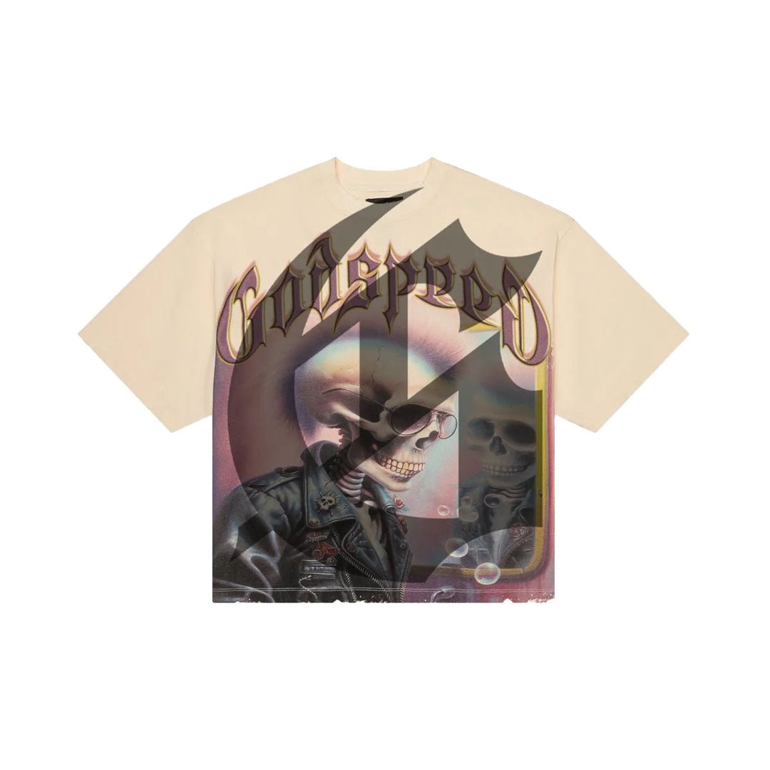 Godspeed Man in the Mirror Bone Tee by Godspeed - NWAHype 1 for streetwear T-Shirts in USA