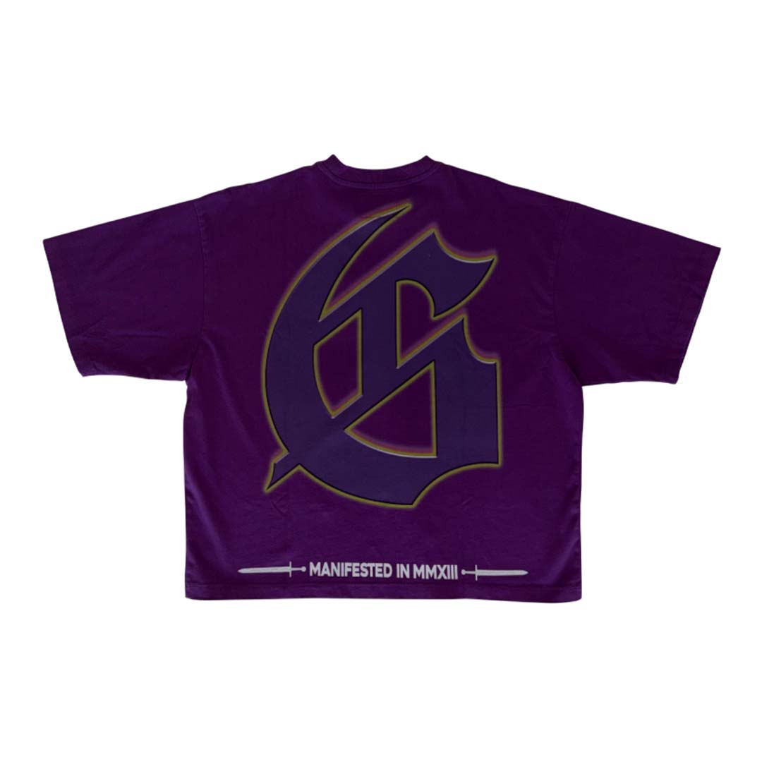 Godspeed Man In The Mirror Tee Purple Grape by Godspeed - NWAHYPE No.1 for streetwear T-Shirts in USA