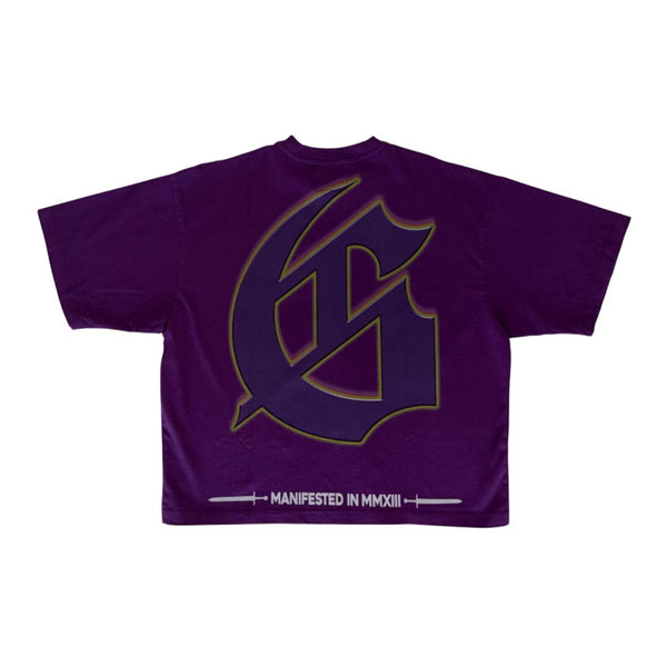 Godspeed Man In The Mirror Tee Purple Grape by Godspeed - NWAHYPE No.1 for streetwear T-Shirts in USA