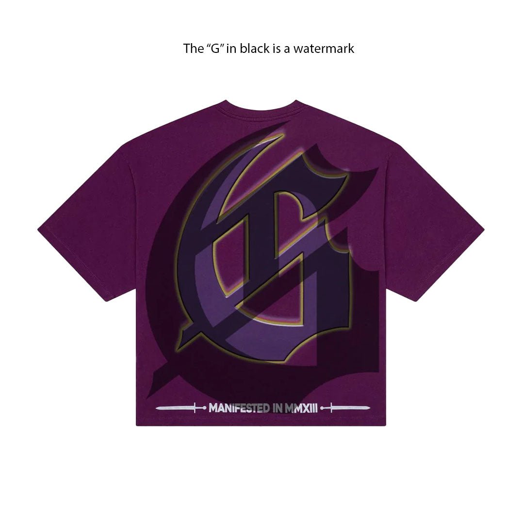 Godspeed Man in the Mirror Tee Purple Plum by Godspeed - NWAHype 1 for streetwear T-Shirts in USA