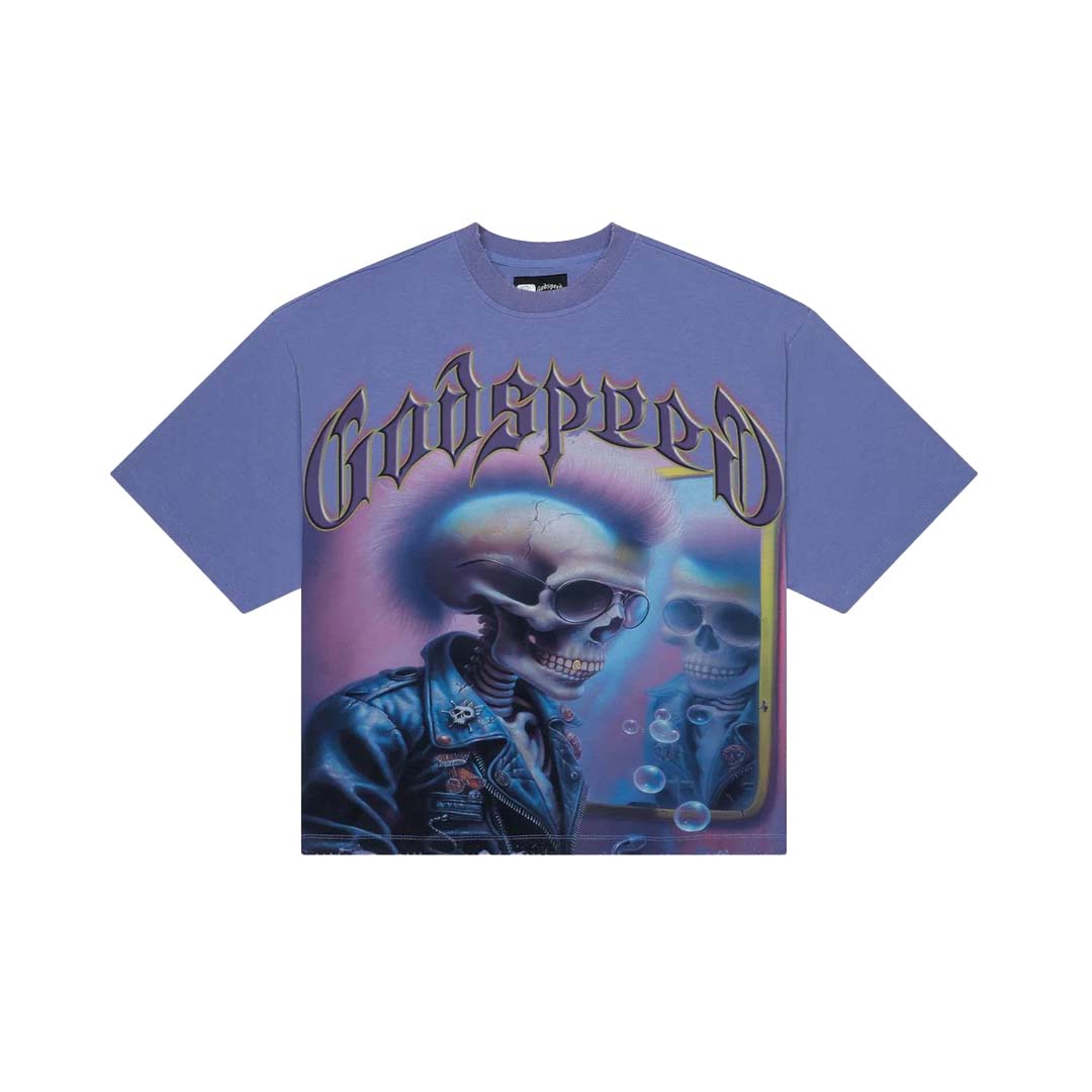 Godspeed Man in the Mirror Tee Sapphire by Godspeed - NWAHype 1 for streetwear T-Shirts in USA