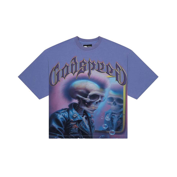 Godspeed Man in the Mirror Tee Sapphire by Godspeed - NWAHype 1 for streetwear T-Shirts in USA