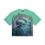 Godspeed Man in the Mirror Tee Teal by Godspeed - NWAHype 1 for streetwear T-Shirts in USA
