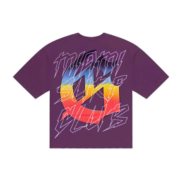 Godspeed Miami Surf Club Tee Purple by Godspeed - NWAHype 1 for streetwear T-Shirts in USA