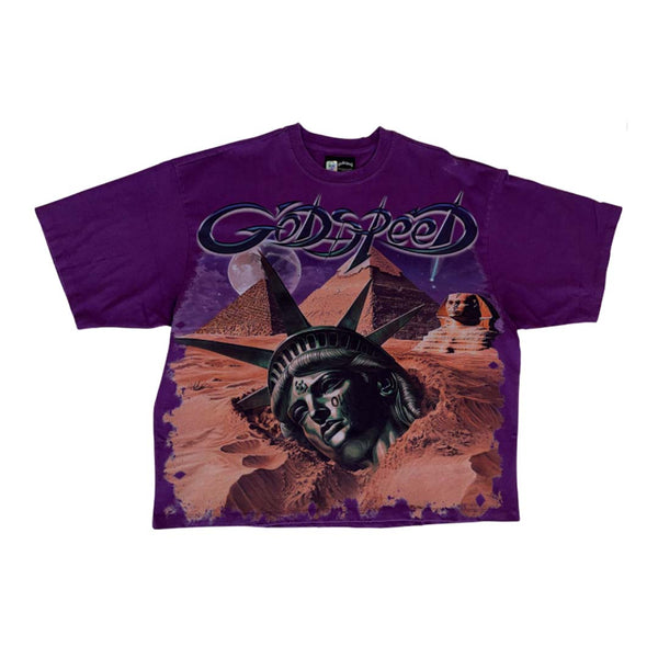 Godspeed Mother Cairo Tee Purple Grape by Godspeed - NWAHYPE No.1 for streetwear T-Shirts in USA