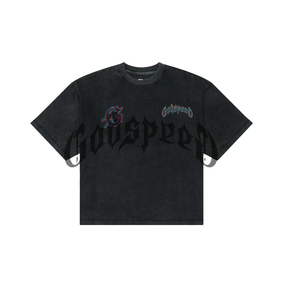Godspeed Natural Disaster Tee Grey Wash by Godspeed - NWAHype 1 for streetwear T-Shirts in USA