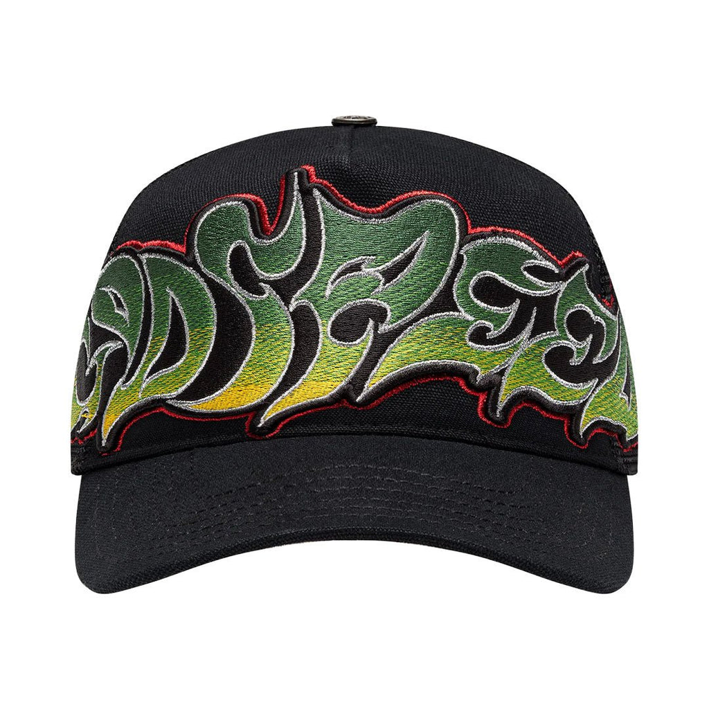 Godspeed Neo Trucker Hat Black Yellow Red by Godspeed - NWAHYPE No.1 for streetwear Hats in USA