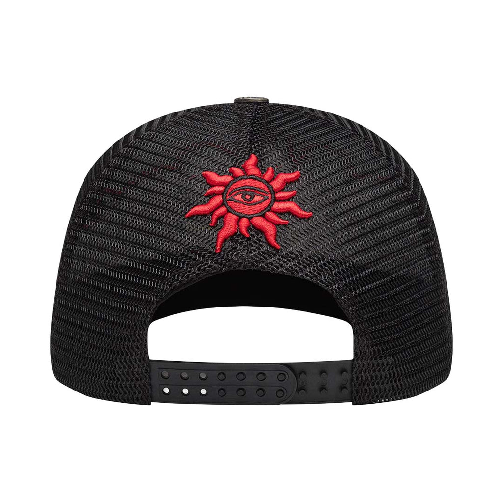 Godspeed Neo Trucker Hat Black Yellow Red by Godspeed - NWAHYPE No.1 for streetwear Hats in USA