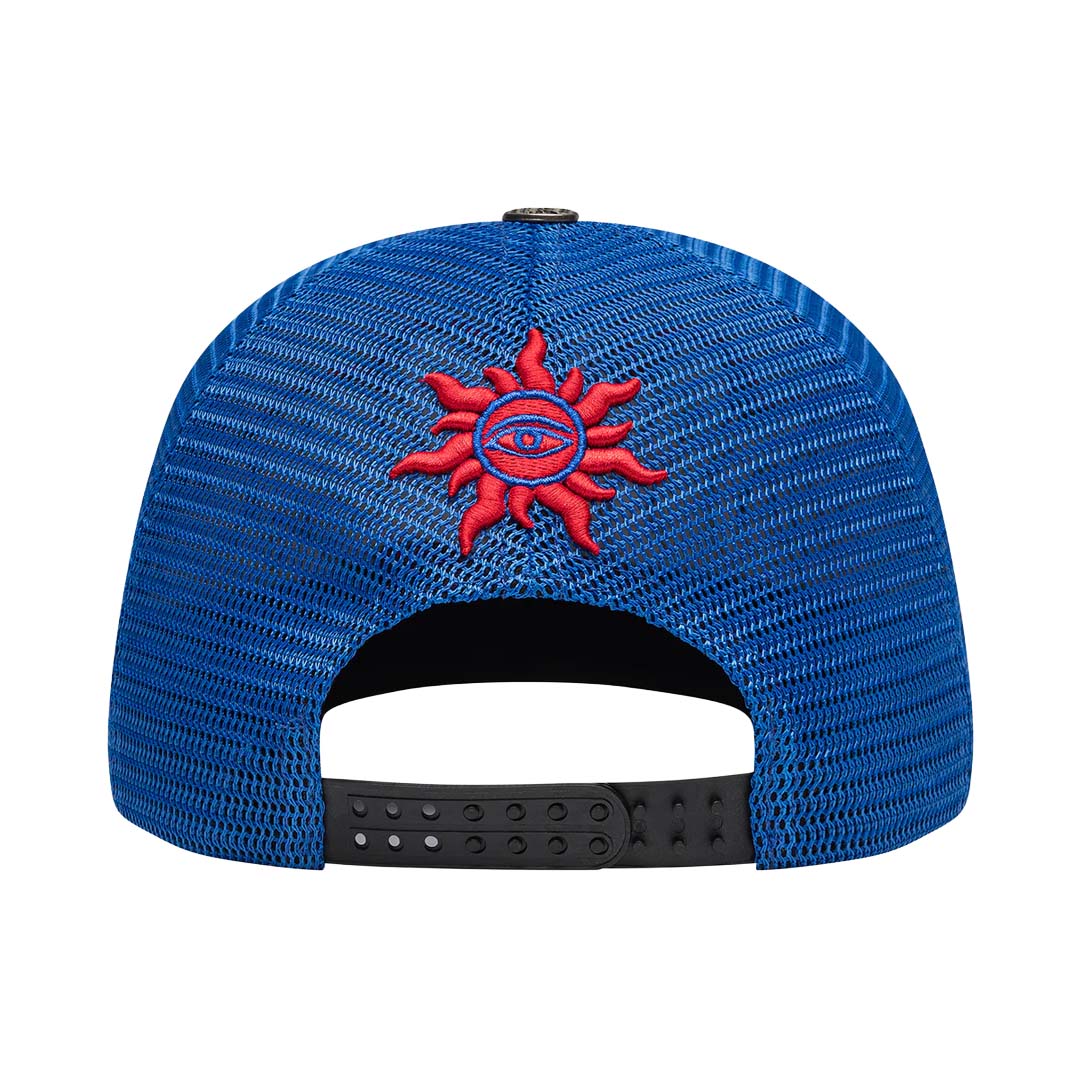 Godspeed Neo Trucker Hat Blue Yellow Red by Godspeed - NWAHype 1 for streetwear Hats in USA