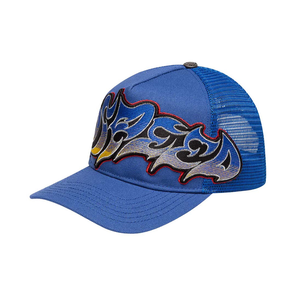 Godspeed Neo Trucker Hat Blue Yellow Red by Godspeed - NWAHype 1 for streetwear Hats in USA