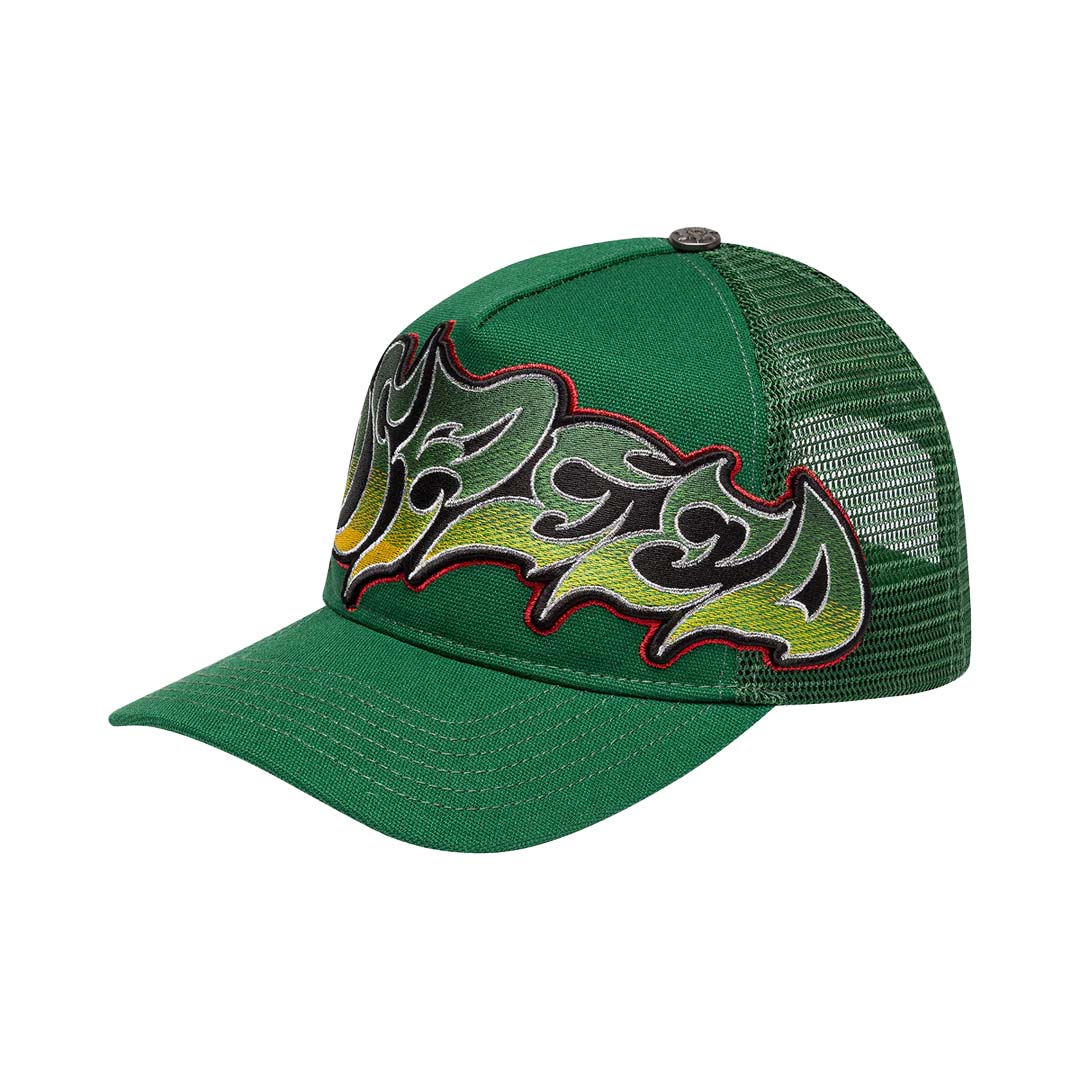 Godspeed Neo Trucker Hat Green Yellow Red by Godspeed - NWAHype 1 for streetwear Hats in USA