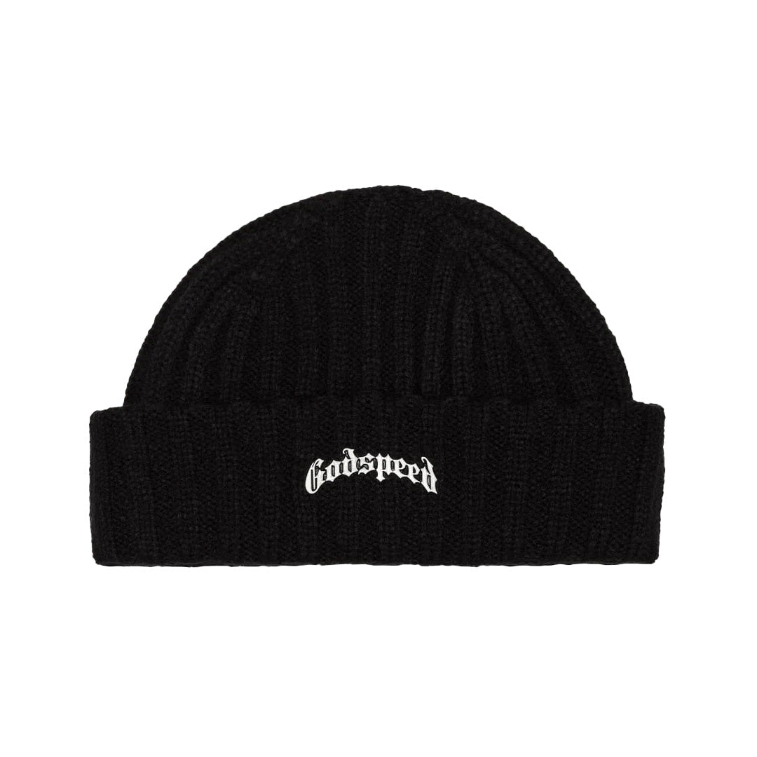 Godspeed OG Logo Emblem Beanie Black by Godspeed - NWAHype 1 for streetwear Beanies in USA